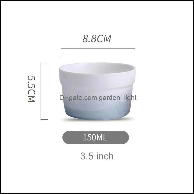 ceramic bowl single soup thick edge eating japanese students simple creative big personality household tableware bowls