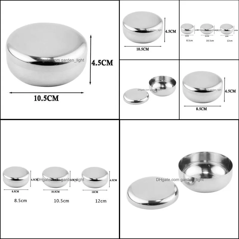 home stainless steel rice bowl dish korea warm traditional w/lid sale bowls