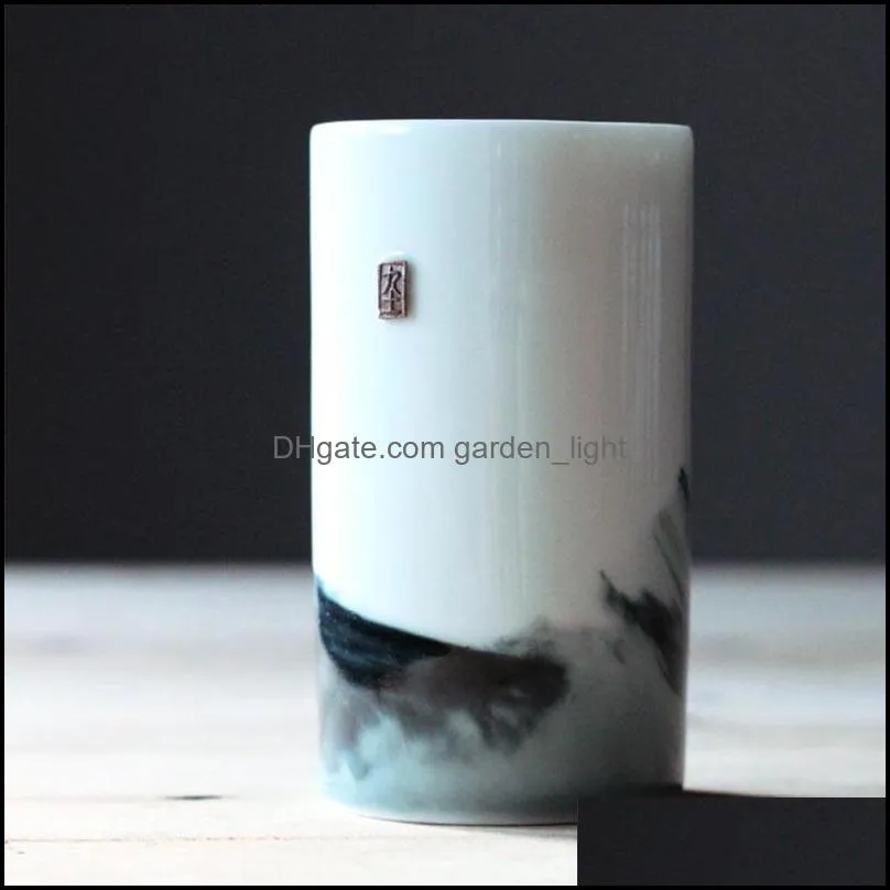 mugs 270ml creative art water mug ceramic porcelain tea cup office master juice coffee breakfast milk cups vintage drinkware teaware
