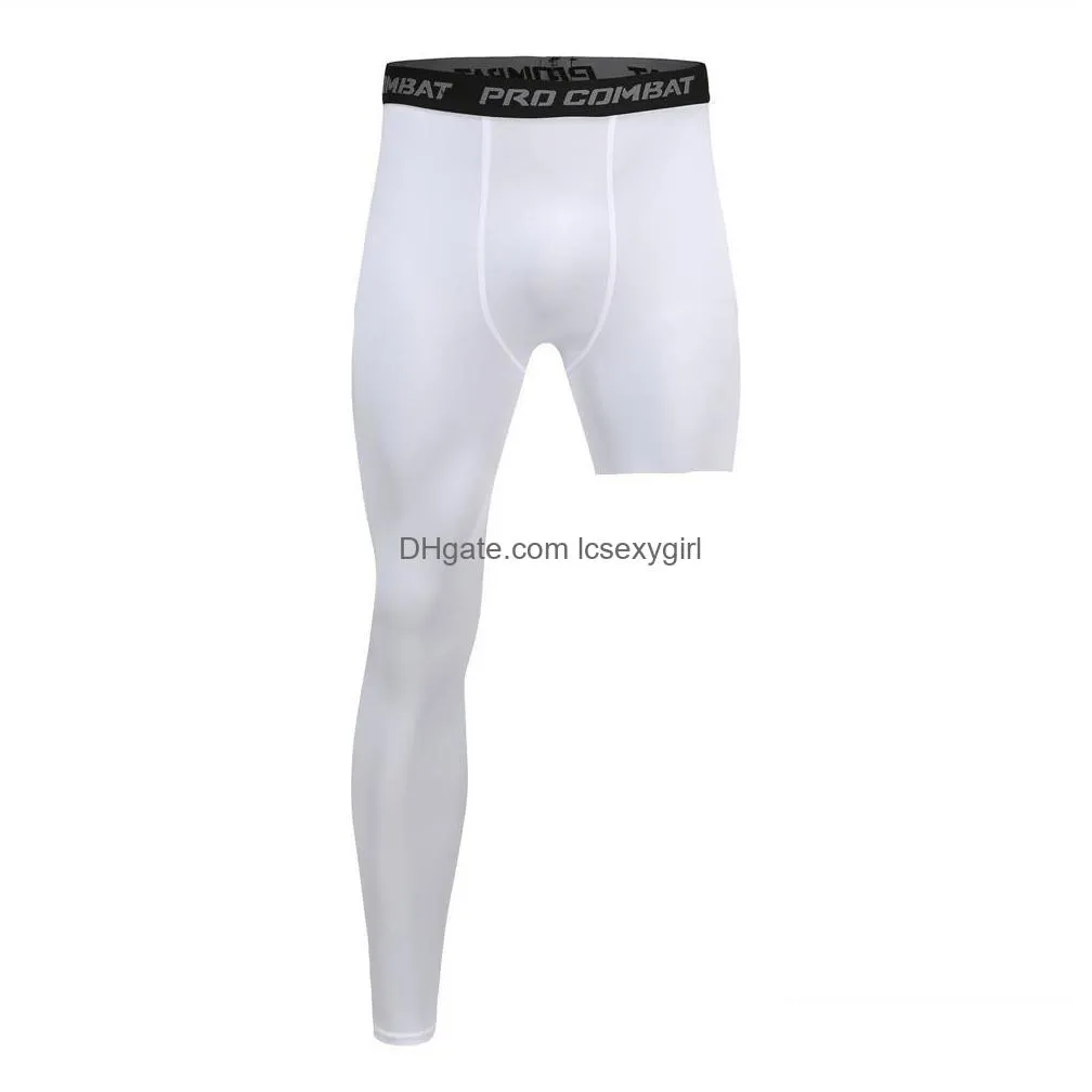 Pro Combat Leggings Tight Pants Men For Gym Running Swimming