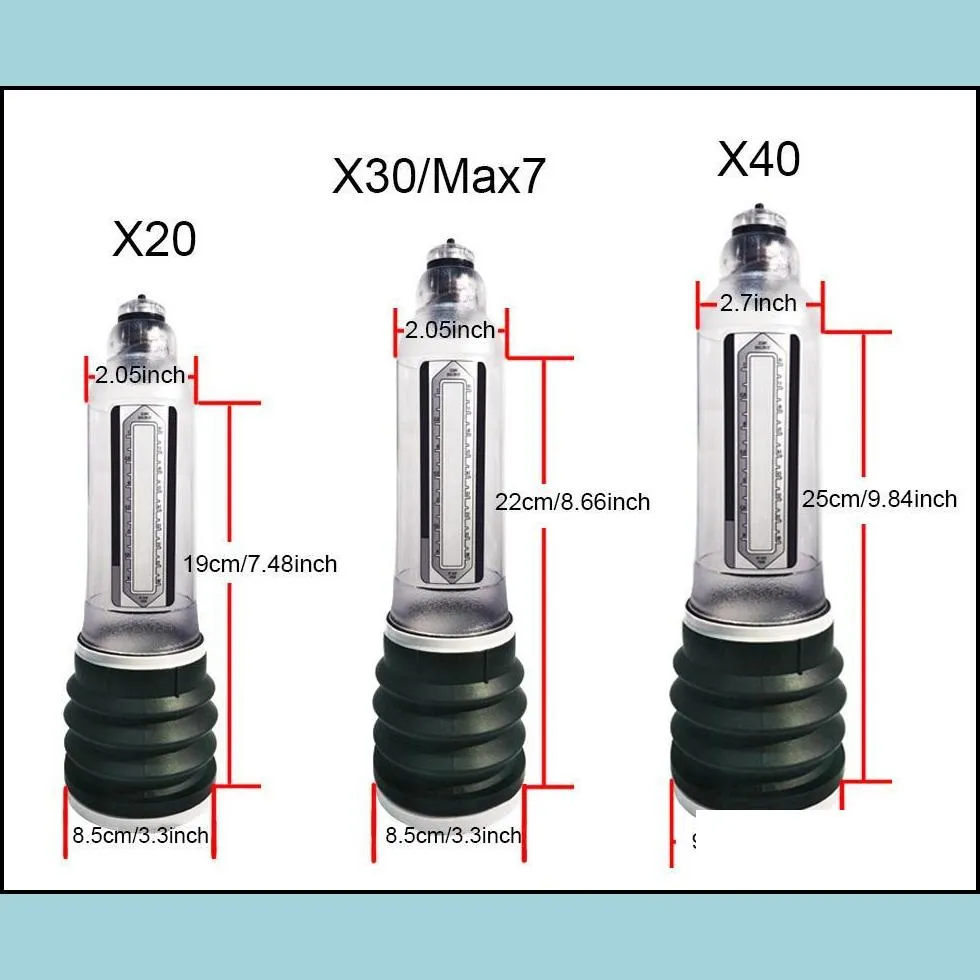 electric massagers extender assist x20 x30 x40 care massager pump penispump enlargement water spa penis enlargment vacuum296z