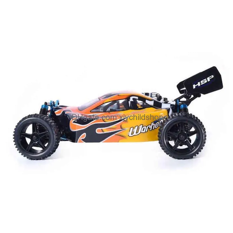 hsp rc car 110 scale 4wd two speed off road buggy nitro gas power remote control 94106 warhead high hobby toys 220119