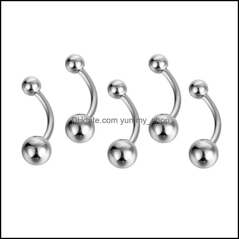 nose rings body piercing jewelry stainless steel open hoop earring studs fake non ring accessories for women men gifts k117fa