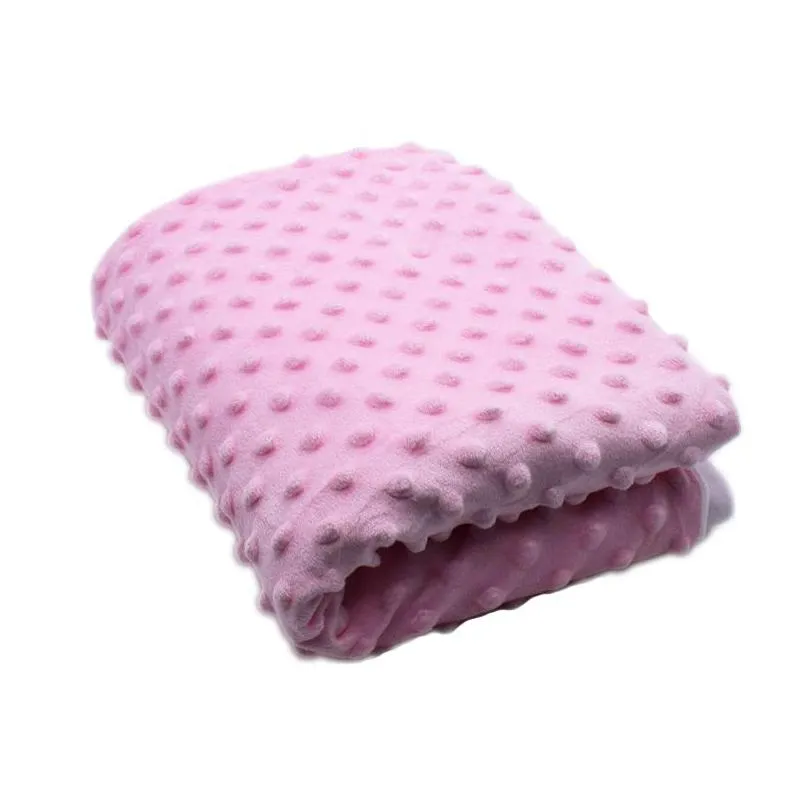 polyester sublimation baby blanket thermal heat transfer warm soft sofa bed blankets with massage beads 30x40 inch