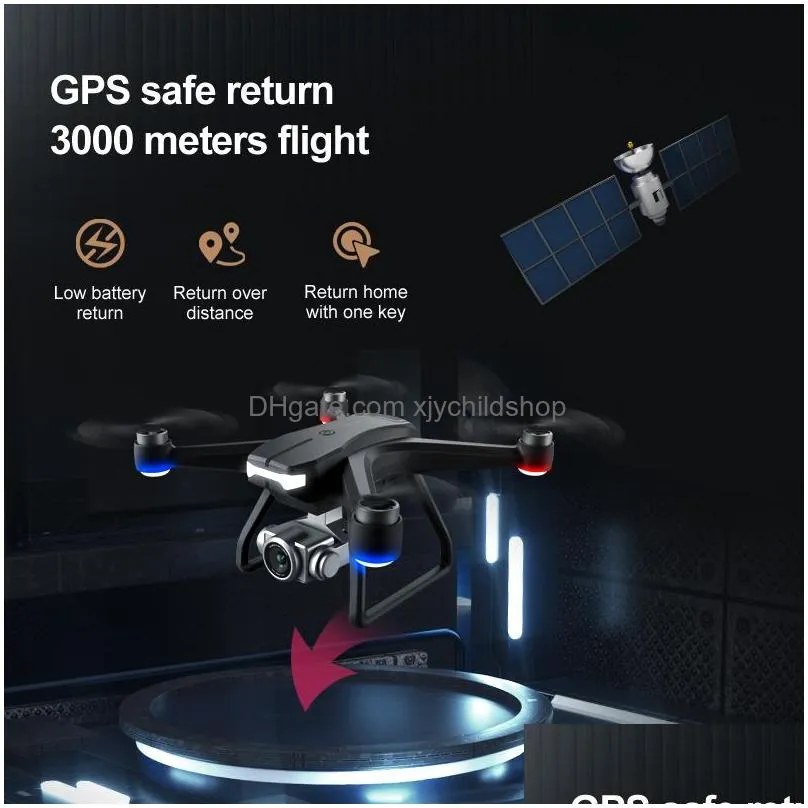 f11 pro 4k gps drone with wifi fpv dual hd camera professional aerial pography brushless motor quadcopter vs sg906 max 220224