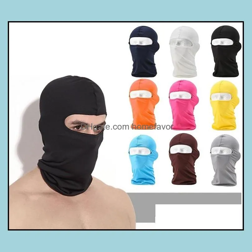 drop 20pcs soft outdoor cycling face mask balaclava bicycle face masks riding hiking windproof cycling hat cap cs masks