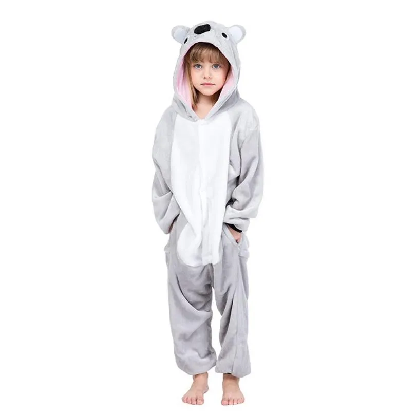 pajamas kids children clothes animal full body pjs onesie onepiece sleepwear girls boys cosplay pyjama costume 221020