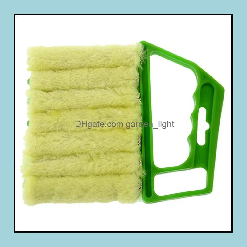 useful window cleaning brush air conditioner duster cleaner with washable venetian blind blade cloth zwl280