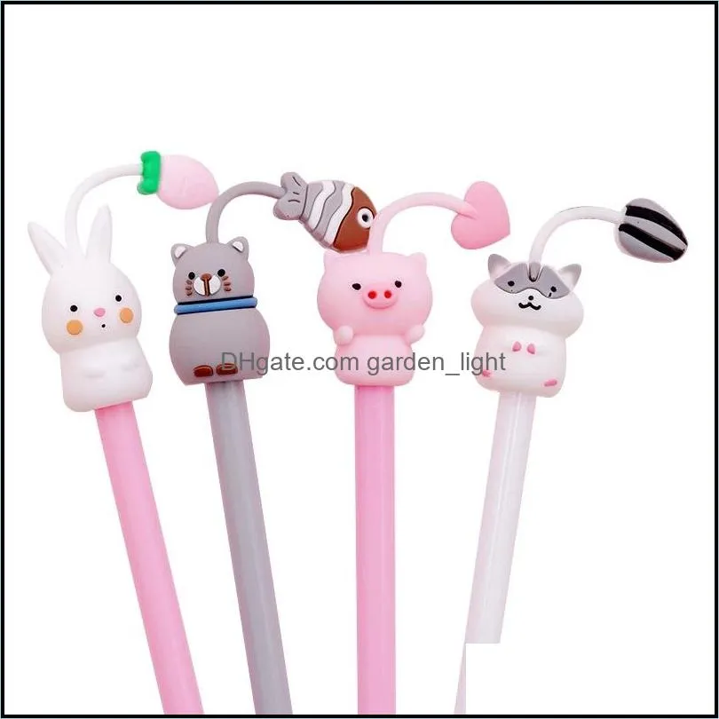 1pcs creative tentacles animal gel pen 0.38mm cute kawaii water pens cartoon student writing exam supplies stationery wll739