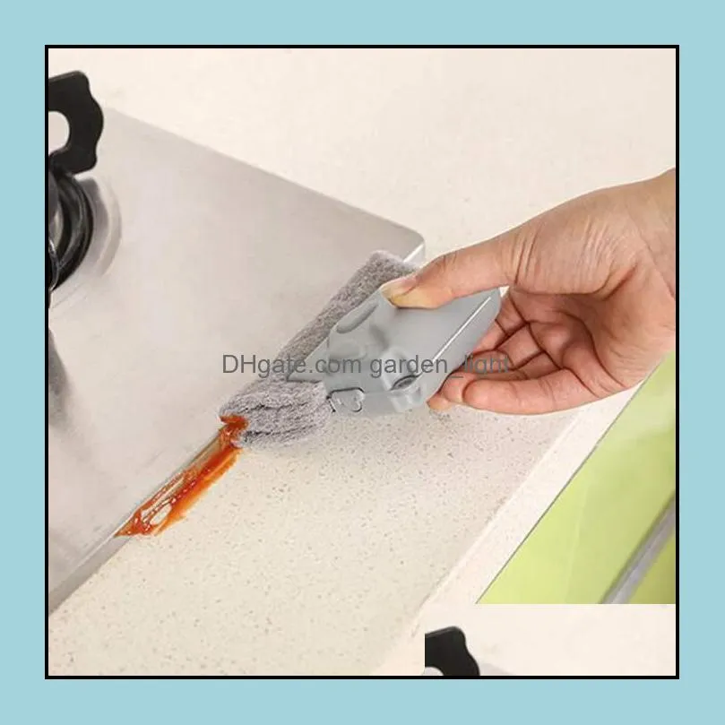 window groove cleaning cloth windows clean brush scouring clothes slot cleanerbrushclean windowslotcleaner wy1314