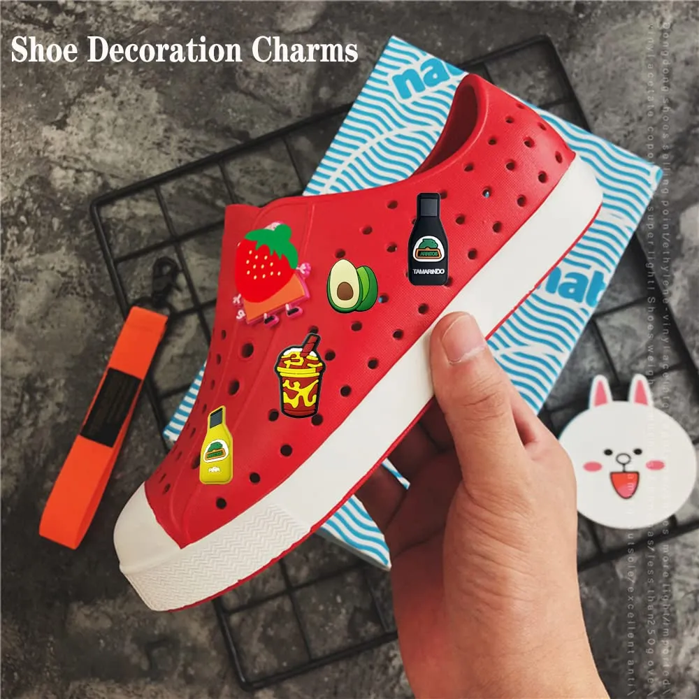 shoes charms for croc anime shoe charms shoe pins for clog sandals garden shoe slippers wristband bracelet party favor birthday gifts shoe decoration charms not random not duplicate