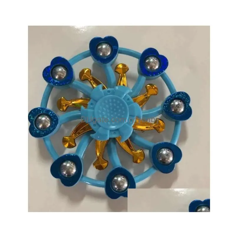 new doublelayer fidget spinner decompression childrens toy hand spinner tik tok with the same finger spinners factory