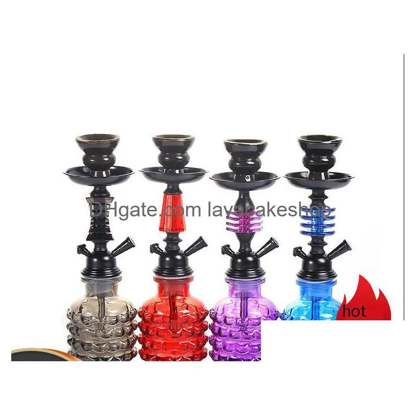 factory direct smoking accessories arabic hookah set small glass hookah spot wholesale