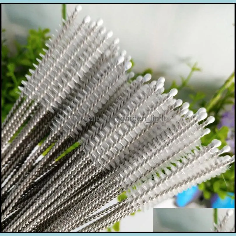 straws brush stainless steel straw brushs baby water bottle cleaning brushes resuable household tools 23cm 200pcs wll1057