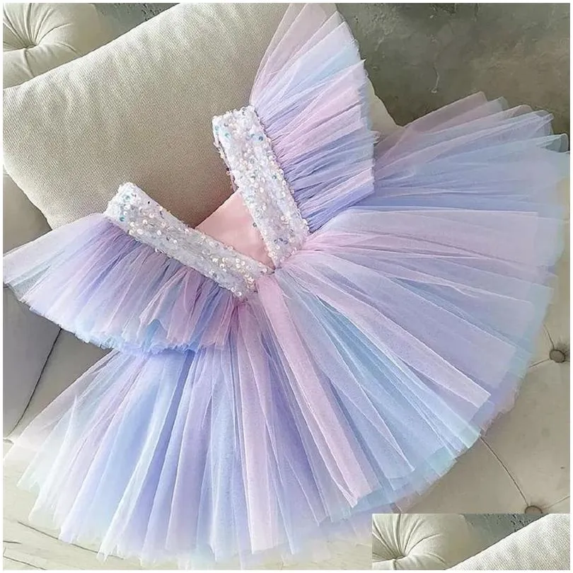 girls dresses girls ruffles princess dress for kids wedding elegant party tutu prom gown children birthday pageant communion formal vestidos