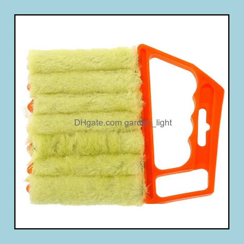 useful window cleaning brush air conditioner duster cleaner with washable venetian blind blade cloth zwl280