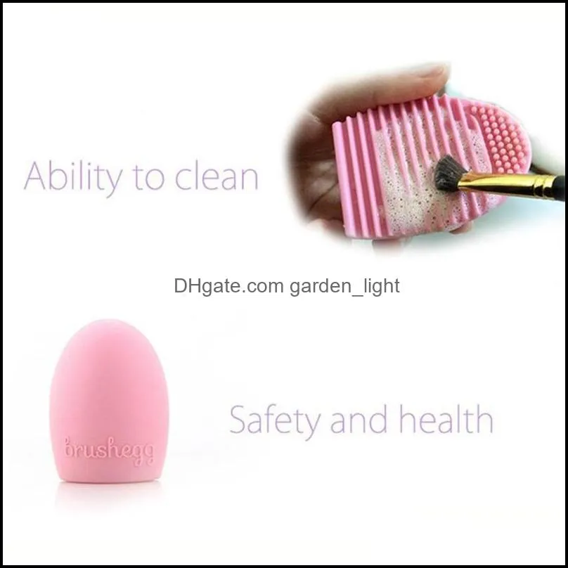  egg cleaning glove makeup washing brush scrubber board cosmetic brushegg cosmetic brush egg brush clean tool wq332