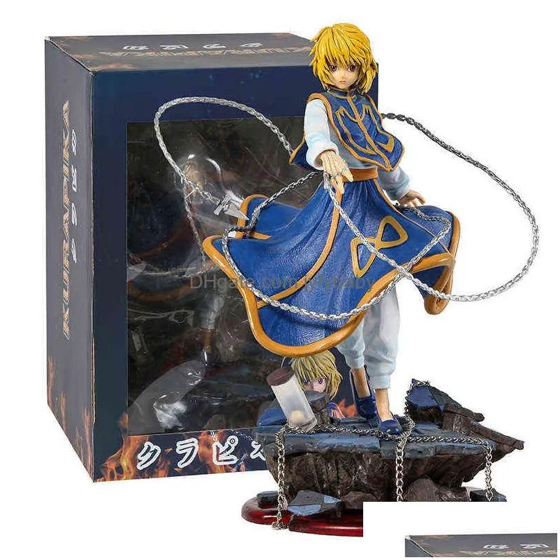 hunter x hunter kurapika gk statue collectible figure model doll decoration toy t220819