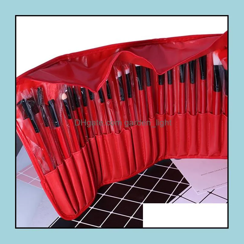 other household sundries professional makeup brushes 24pcs 3 colors make up brush sets cosmetic set zwl288
