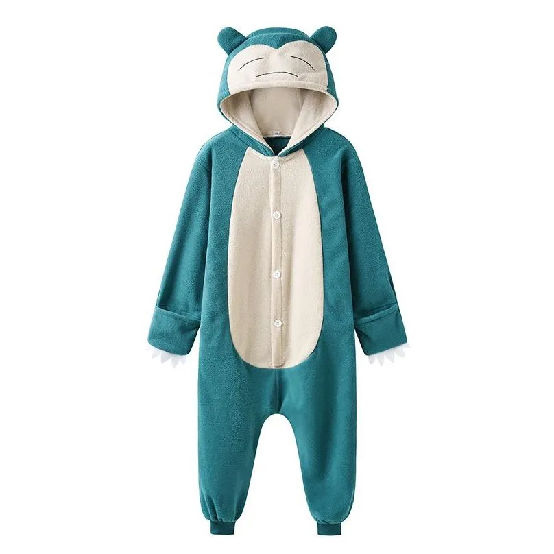 pajamas kids children clothes animal full body pjs onesie onepiece sleepwear girls boys cosplay pyjama costume 221020