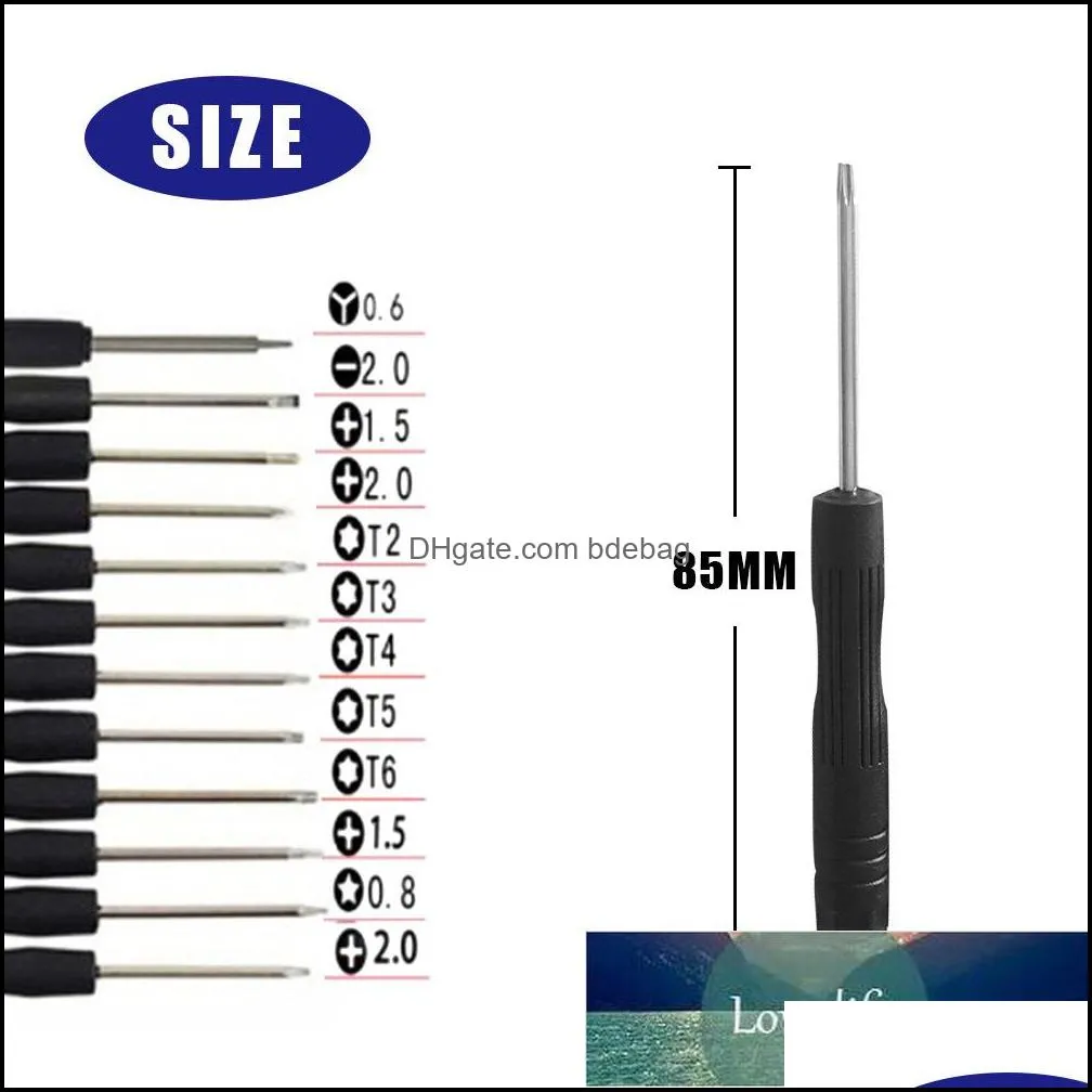 12pcs 2.0 cross small screwdriver toy screwdriver 2mm word gift screwdriver mobile phone disassembly screw batch screw driver se