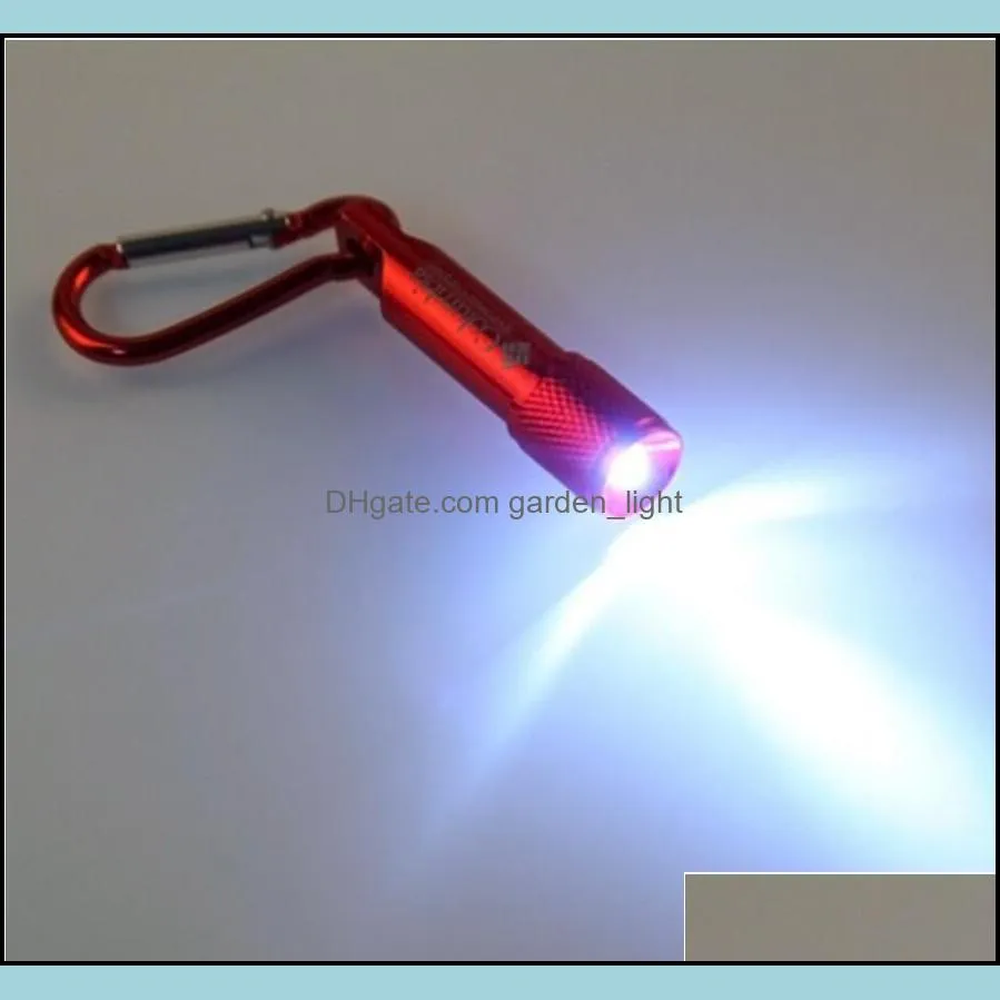 led flashlight keychain aluminium alloy mini pocket keyring handy led light camping flashlight torch lamp lights ysy220l