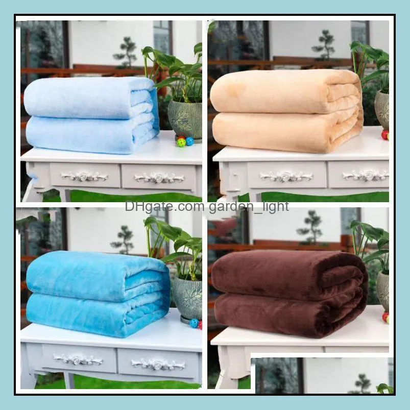 soft warm pets blanket dog flannel blankets puppy solid color bed blankets sleeping cushion rest mat dog supplies lxl841q