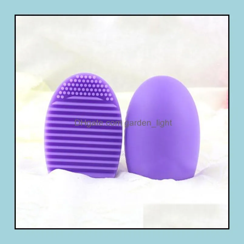 high quality other household sundries egg cleaning glove makeup washing brush scrubber board cosmetic brushegg clean tool zwl287