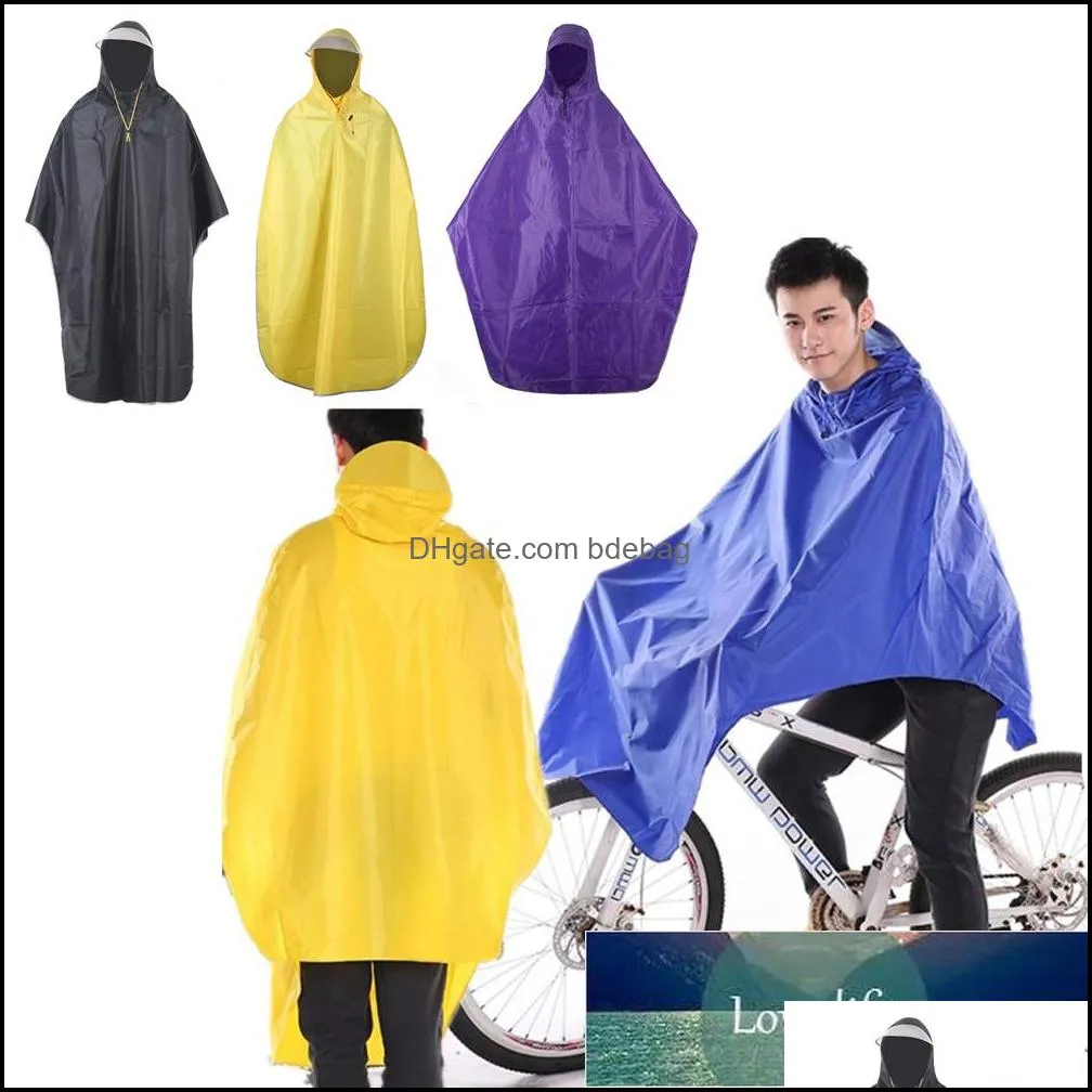 Poncho Raincoat Decathlons Bike Bicycle Waterproof Poncho Raincoat Decathlon For Women Men Hooded Woman Mens Motor Rain Coat Oxford Cycling Poncho Coats Drop Delivery Otd7D From Bdebag 14.95 DHgate.Co...