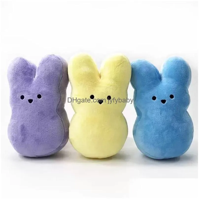 easter bunny toys 15cm plush toys kids baby happy easters rabbit dolls 6 color