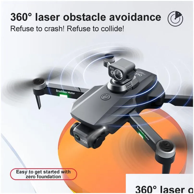 intelligent uav rg101 max gps drone 8k professional dual hd camera fpv 3km aerial pography brushless motor foldable quadcopter toys