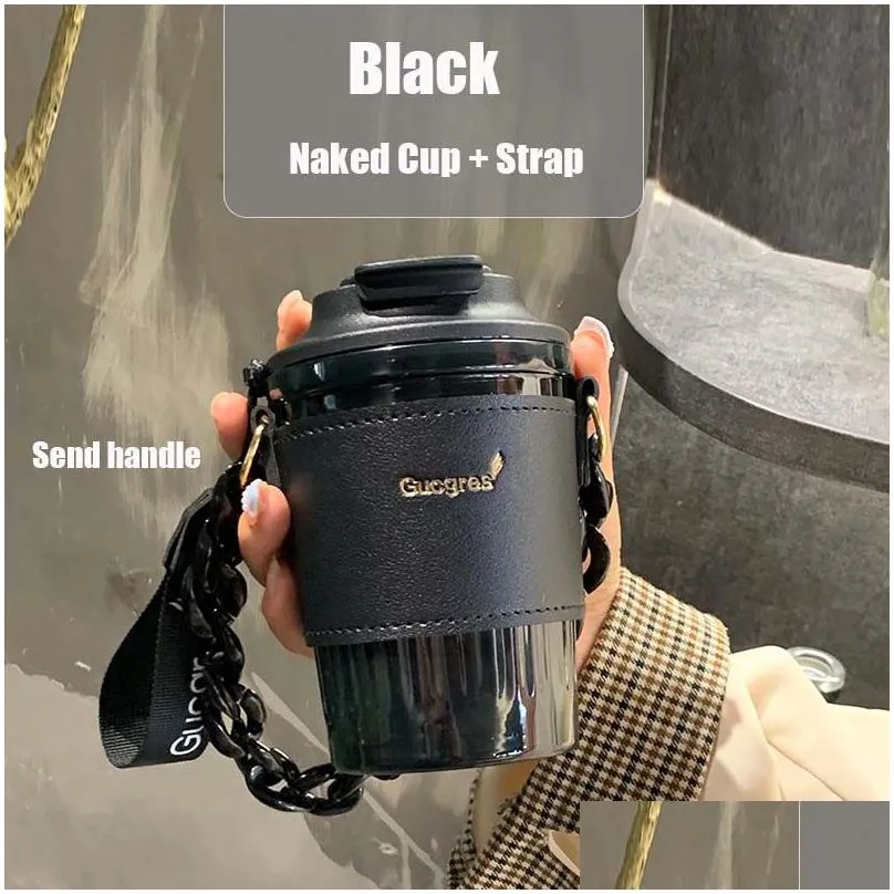 outdoor water bottles portable beanie cup creative with sleeve couple highvalue coffee cup