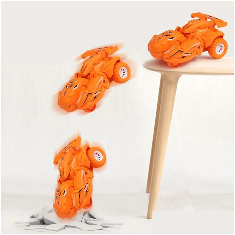 new transforming dinosaur car deformation car toys inertial sliding dino automatic transform boys gifts kid toy