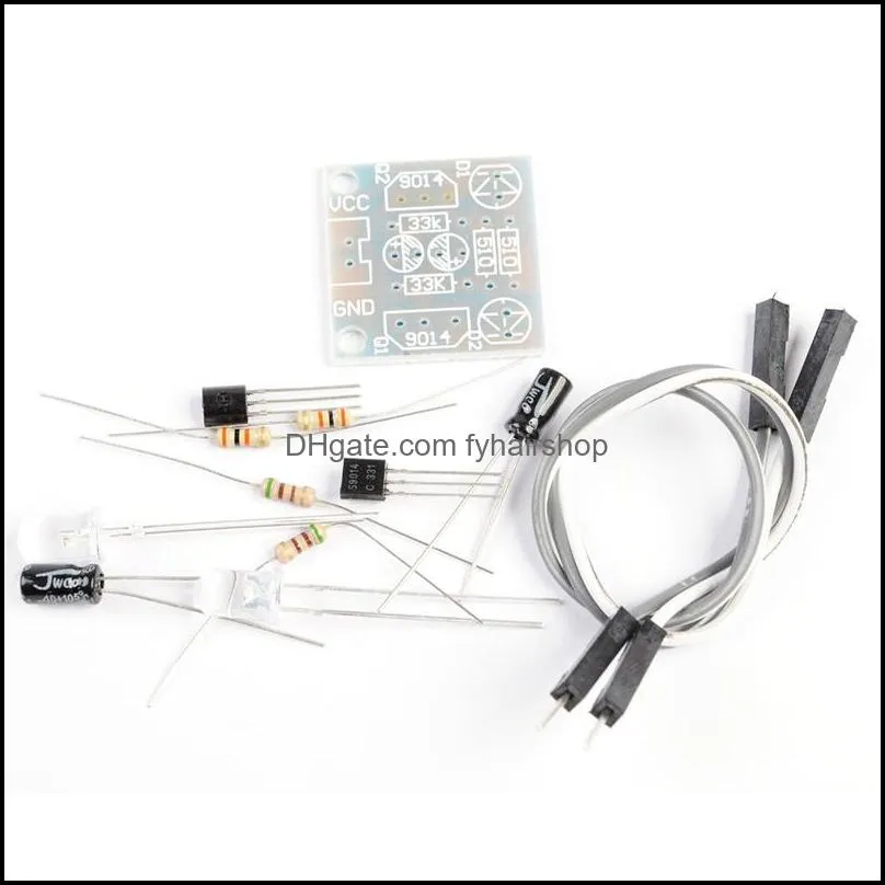 kit diy electron5mm led simple flash light circuit flashing leds board kits electronic production suite parts modules