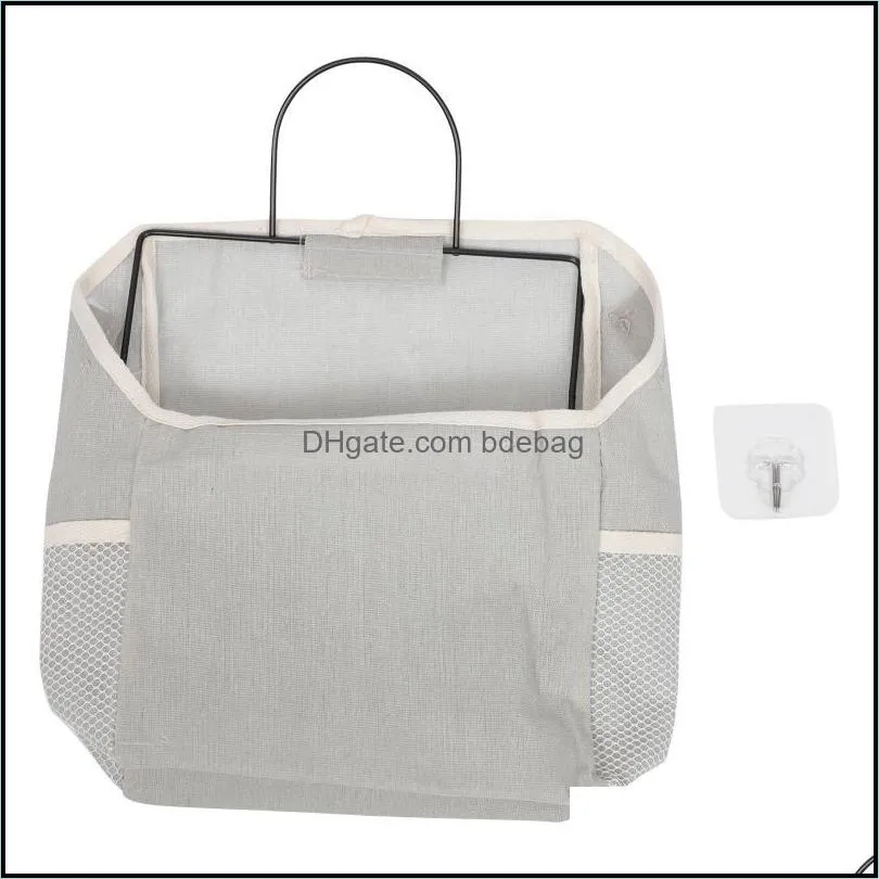 storage bags 1pc canvas hanging bag students dorm wall for