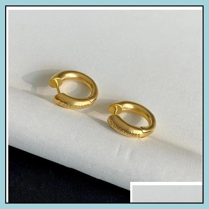 designer b jewelry womens earrings classic hoop earrings fashion style studs gold plated