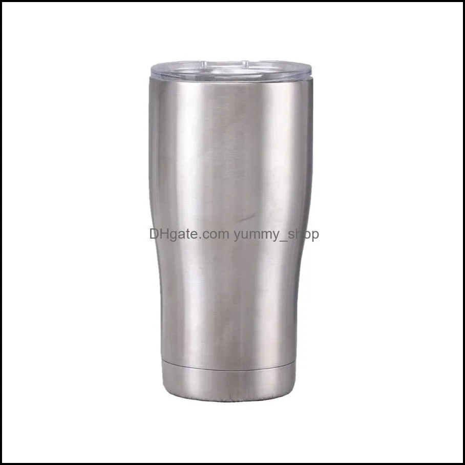 other drinkware europe and the united states 20oz cup double layer thickening vacuum waist ice cup 30oz cold storage