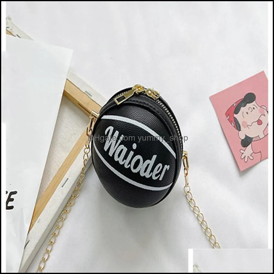 other home decor childrens bags style cute basketball small round bag boys and girls fashion out one shoulder messenger bag coin