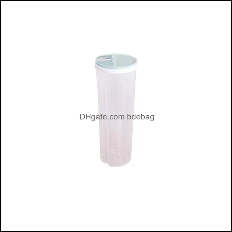coarse grain storage box noodles tank in household kitchen high quality plastic easy to clean durable cup taza bottles jars