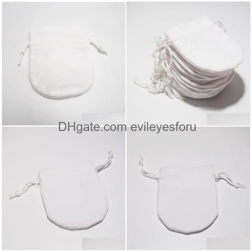 start 10pcs white replacement jewelry pouches bags for pandora charm bead necklace earrings ring pendant packaging arrival