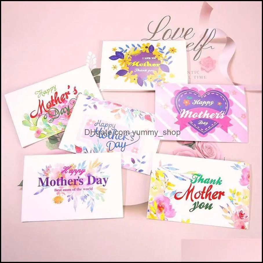 creative mothers day thank you card blessing card flower shop birthday thanksgiving wholesale