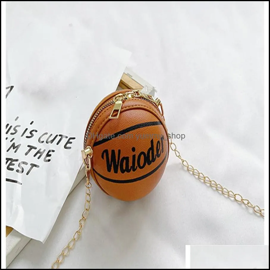 other home decor childrens bags style cute basketball small round bag boys and girls fashion out one shoulder messenger bag coin