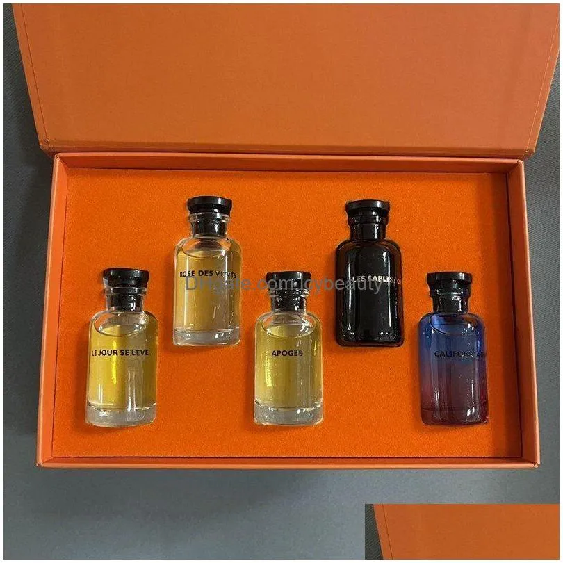 high quality elegant longlasting fragrance 10mlx5 dream apogee rose de vents sable le jour se leve perfume kit 5 in 1 with box festival gift for