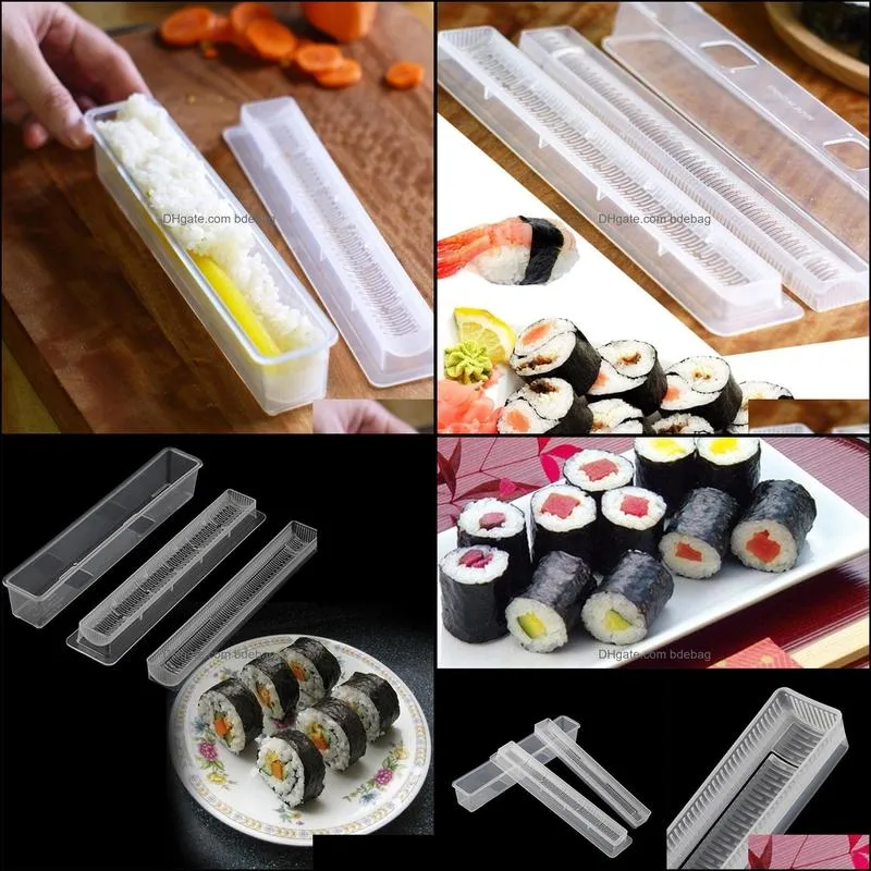 useful sushi roll rice maker mould roller mold diy nonstick easy chef kitchen tools