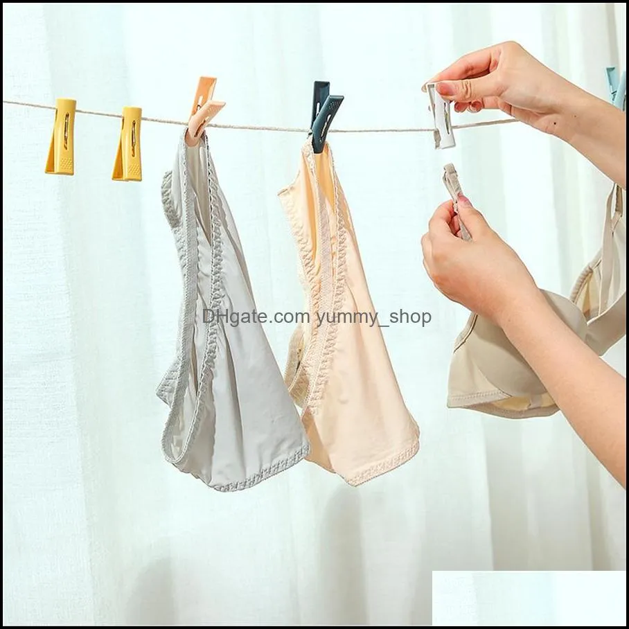 other household sundries multifunctional vertical clip drying windproof single fixed clothes hanger socks