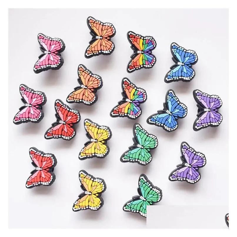 1000styles instock cartoon croc charms pvc hole clog garden shoe flower fashion shoes accessories diy decoration buckle gift