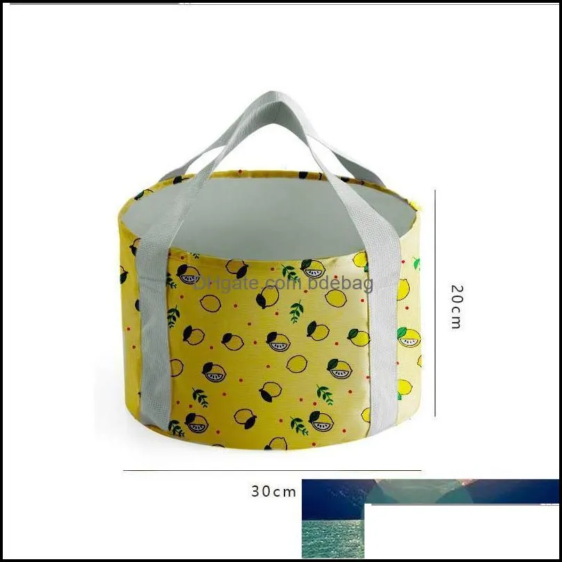 outdoor water container bag folding camping bucket feet cleaning barrels hiking water container pouch 20x30cm1 factory price expert design quality latest