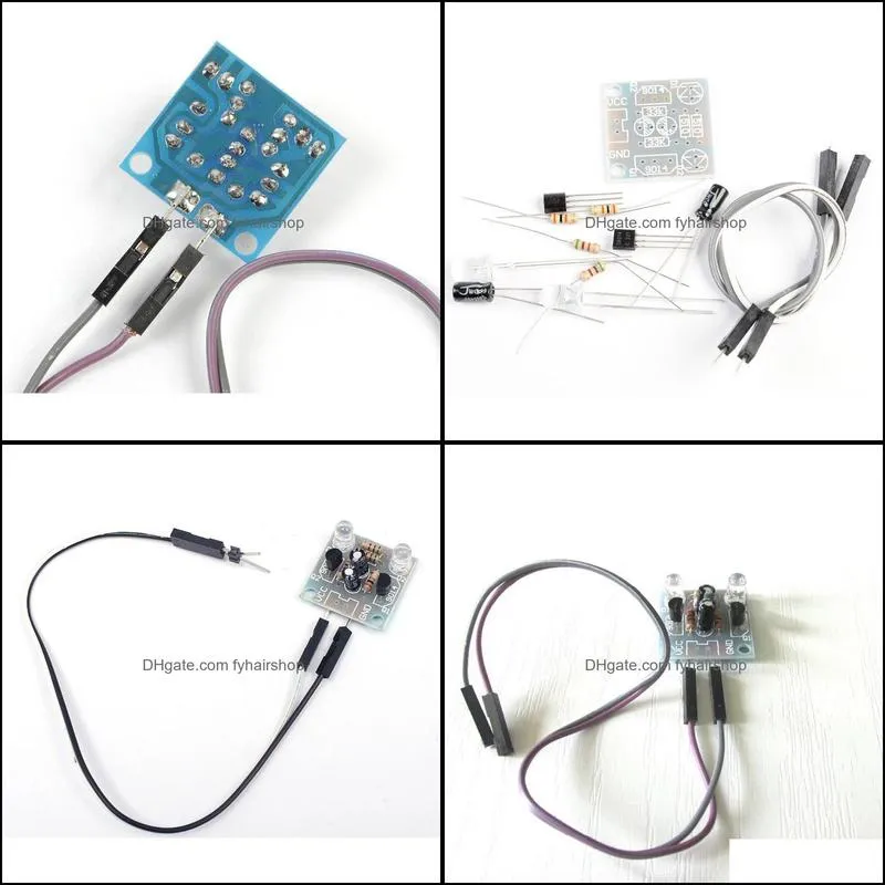kit diy electron5mm led simple flash light circuit flashing leds board kits electronic production suite parts modules