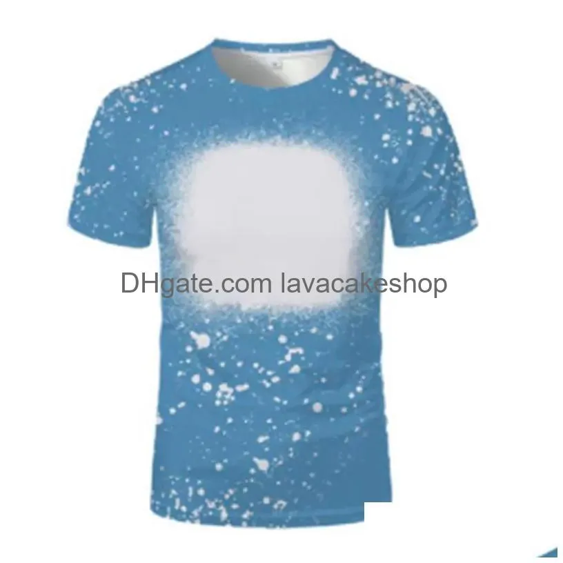 10 colors sublimation shirts for men women party supplies heat transfer blank diy shirt tshirts wholesale inventory 0607