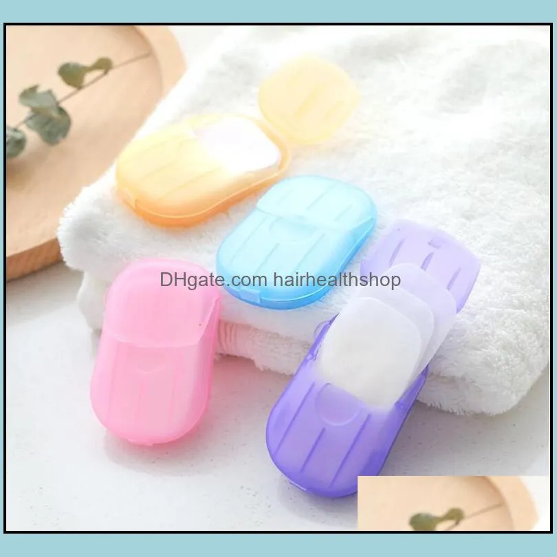 factory price 5000lots disposable boxed soap paper portable aromatherapy hand wash bath travel mini soap box soap base bathroom